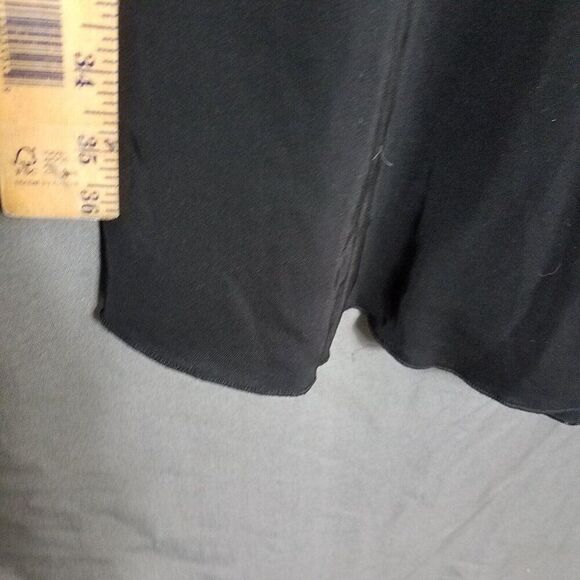 Wet Seal Medium Black Sleeveless Pull On Sheath Dress Asymmetrical Hem Stretch M - Picture 8 of 11